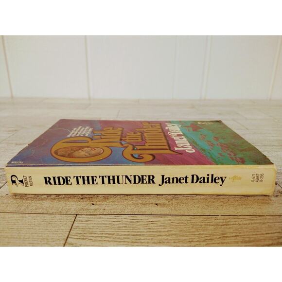 Vtg 1980 - Ride the Thunder - Janet Dailey - Romance Paperback - Picture 4 of 11